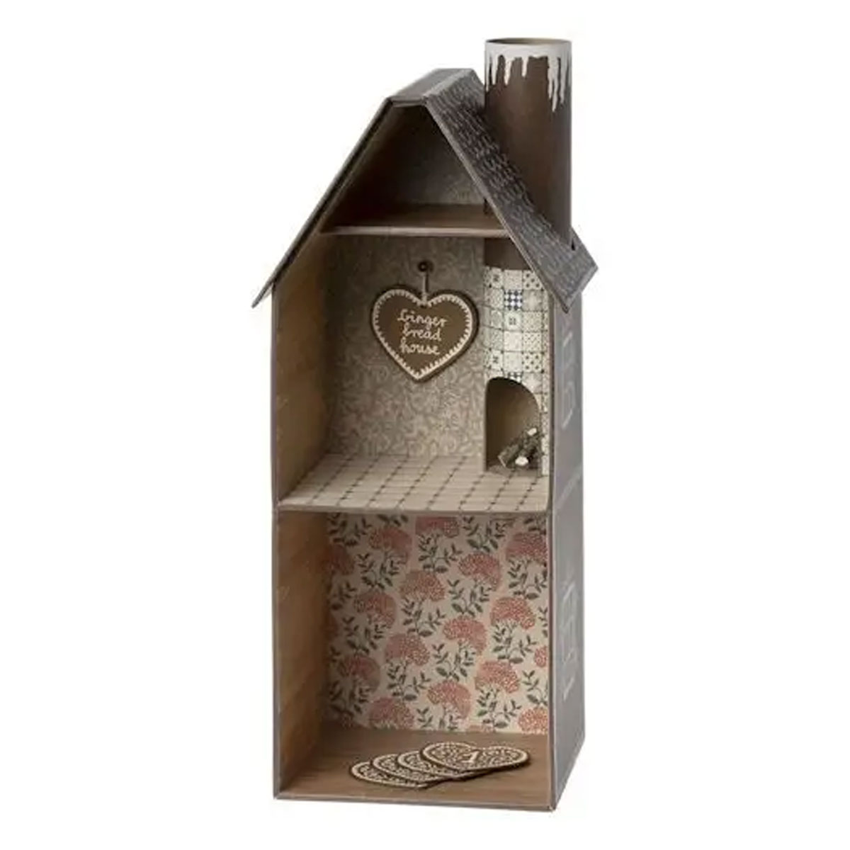 Rotalu-maja-Gingerbread-house,-Mouse,-Maileg