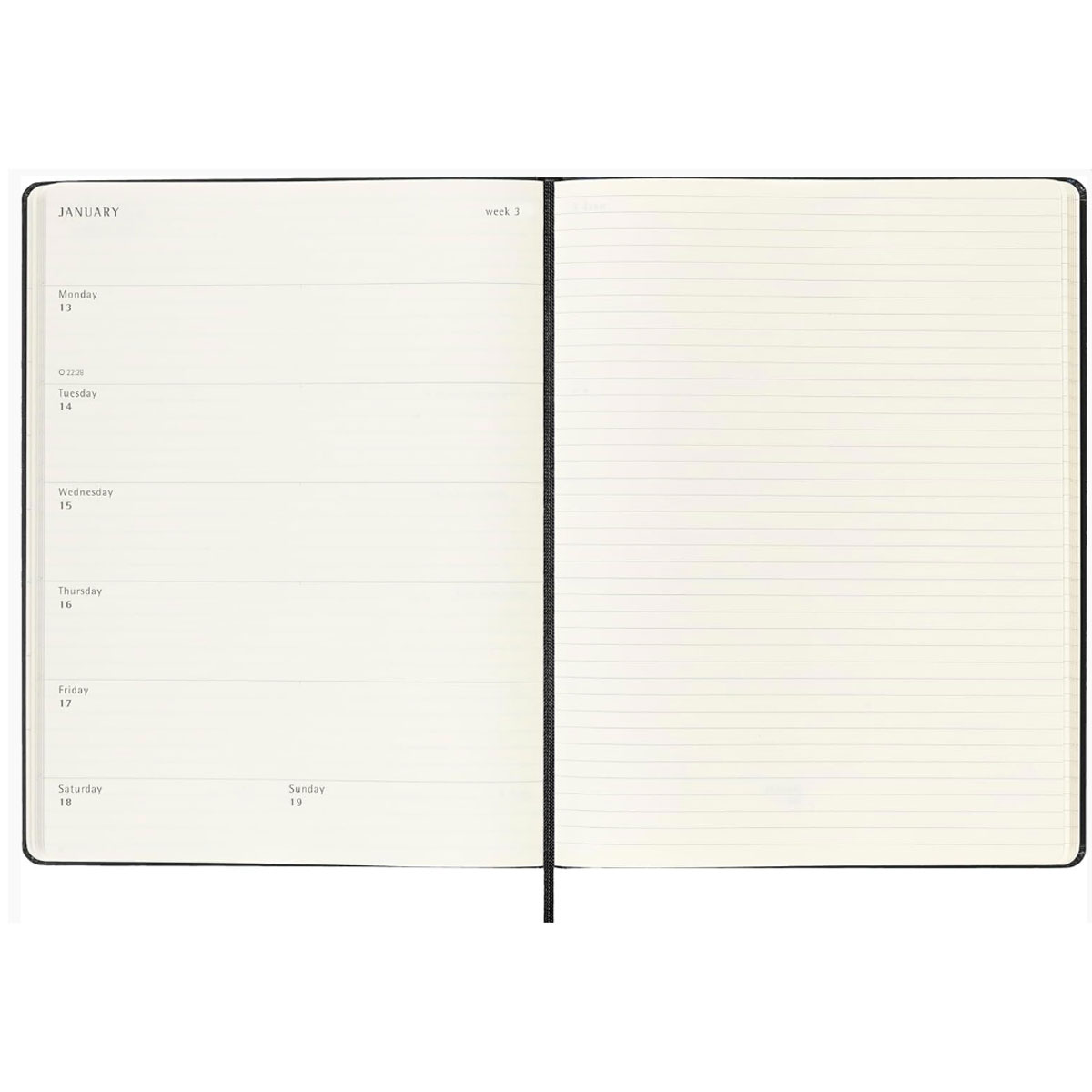 Moleskine 2025.gada plānotājs ikdienai, darbam