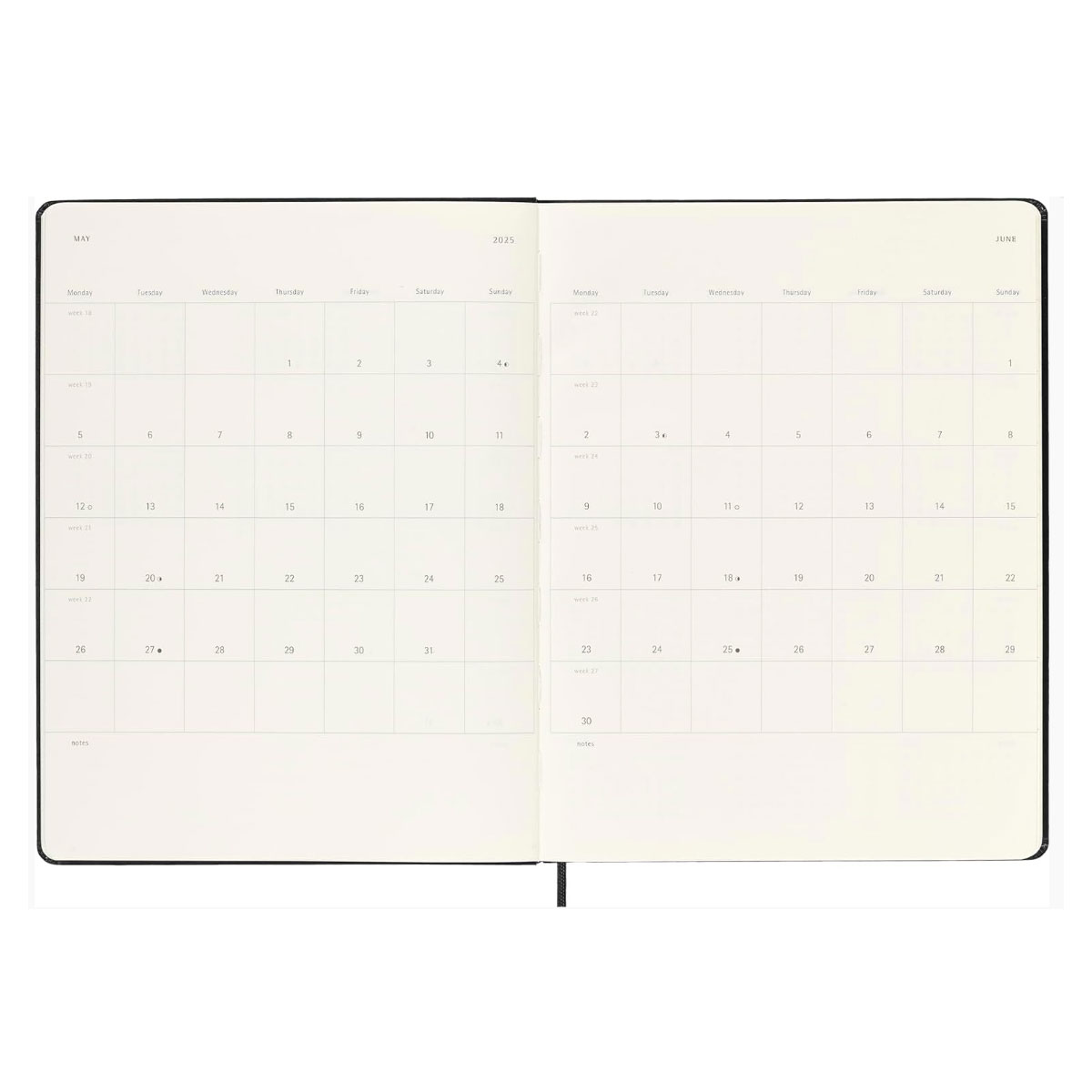 Moleskine 2025.gada plānotājs ikdienai, darbam