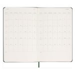 4_Planotajs_Moleskine-2025,-13-x-21-cm,-Weekly,-Hardcover,-Green Moleskine 2025.gada plānotājs ikdienai, darbam