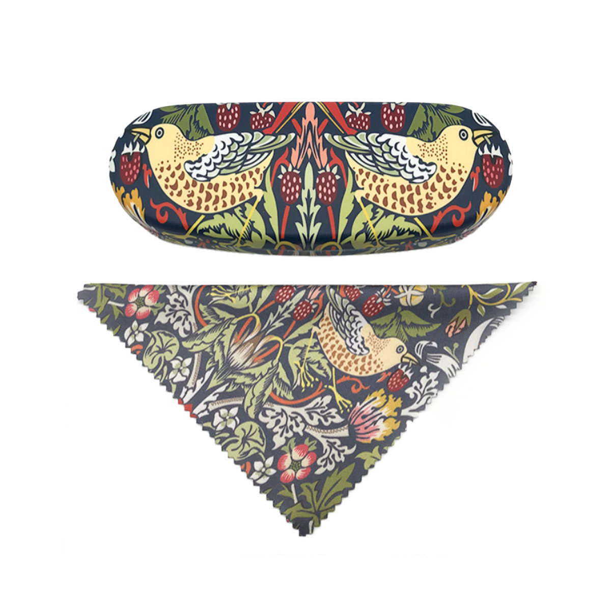 Brillu-lecu-lupatina-Strawberry-Thief,-William-Morris