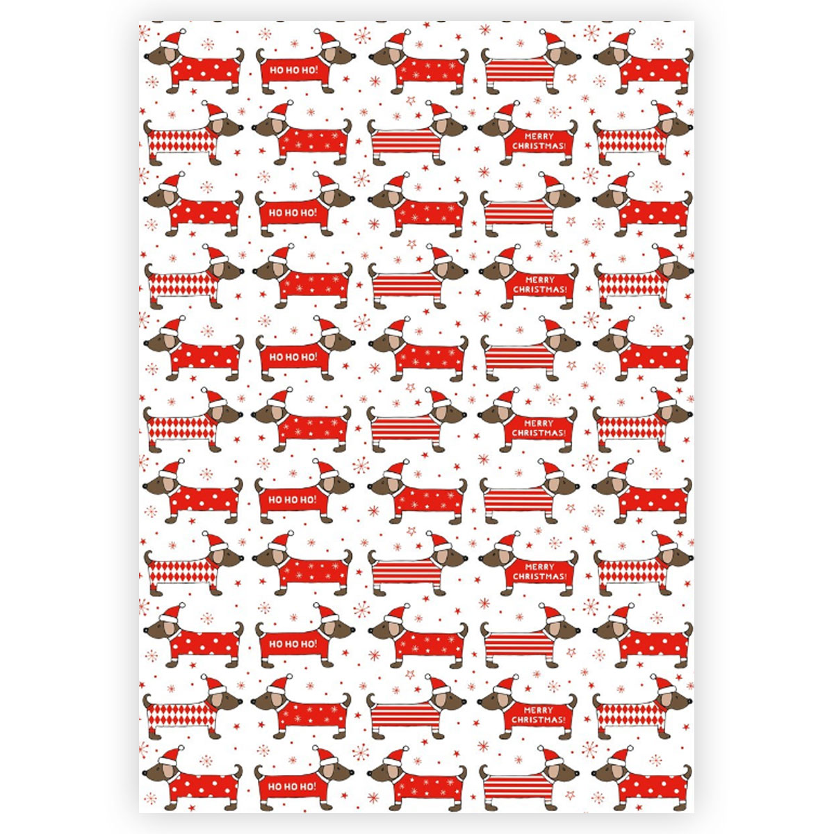 Davanu-iesainojamais-papirs-Christmas-Sausage-Dog