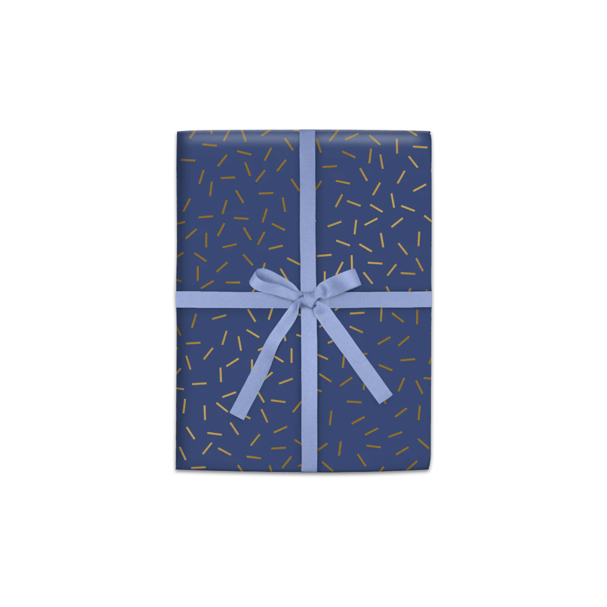 Davanu-iesainojamais-papirs-Navy-and-Gold,-3-m-x-0.7-m,-rullis