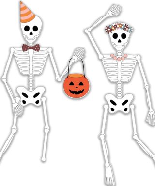 Dekors Halloween Skeletons, 2 gab, My Little Day