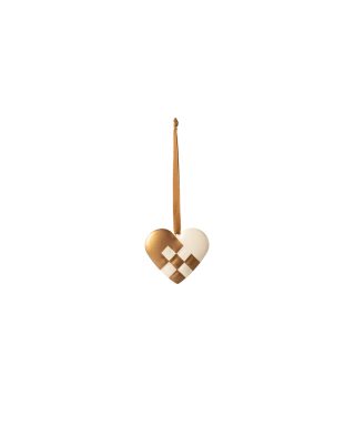 Dekors Small heart, Gold, metāla, Maileg