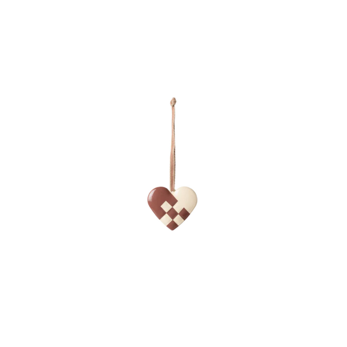 Dekors-Small-heart,-Light-purple,-metala,-Maileg