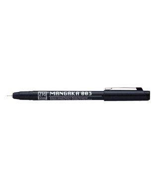 Flomāstera tipa pildspalva ZIG Mangaka fineliner 0.03 mm, melna