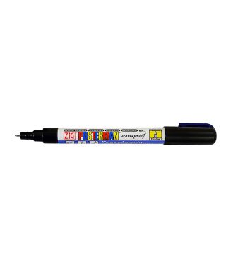Flomāsters ZIG Posterman PMA-10, 0,5 mm, Extra Fine