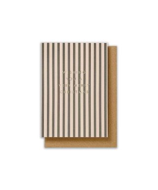 Kartīšu komplekts Green Stripe, 6 gab., Katie Leamon