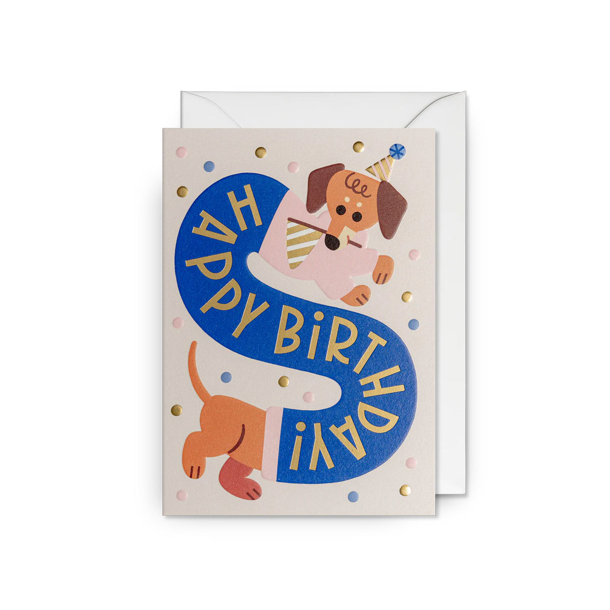 Kartite-Dachshund-Party-Hat,-Happy-Birthday