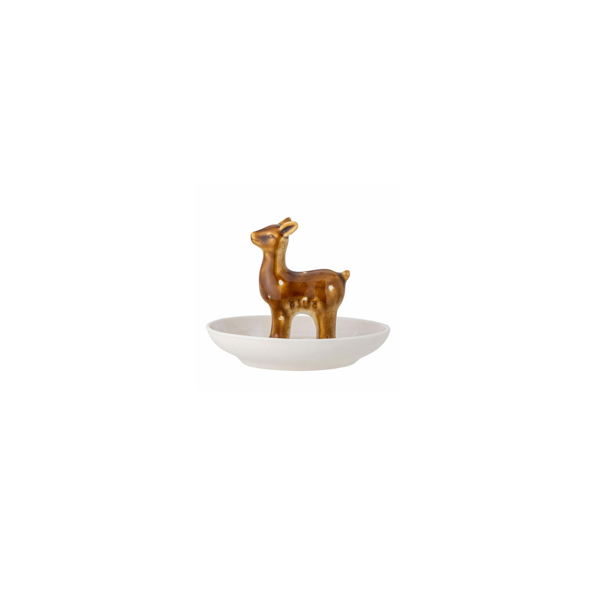 Keramikas-skivitis-Eli-Bowl,-Brown,-Bloomingville