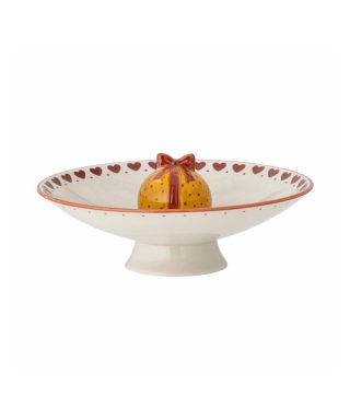 Keramikas trauks Jolly Pedestal Bowl, Red, Bloomingville