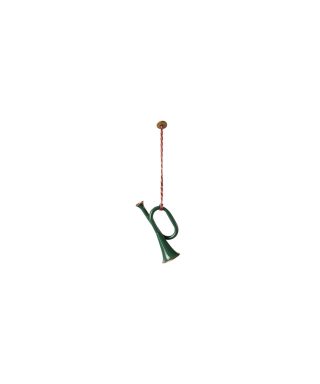 Metāla dekors Trumpet, Dark Green, Maileg