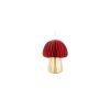 Papira-dekors-Honeycomb-Mushroom,-Red