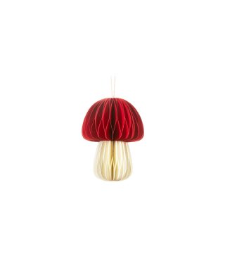 Papīra dekors Honeycomb Mushroom, Red