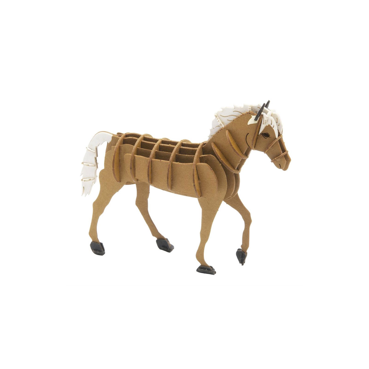 Papira-modelis-Haflinger,-3D