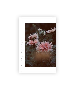Pastkarte Flower symphony, Nature's Whisper, Manilla x L.Priedniece