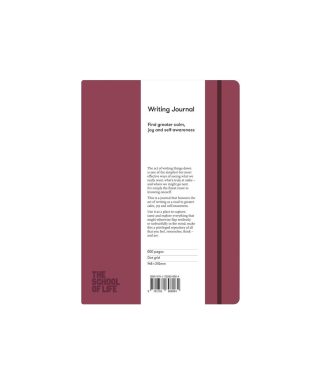 Piezīmju grāmata Burgundy Writing Journal, The School of Life