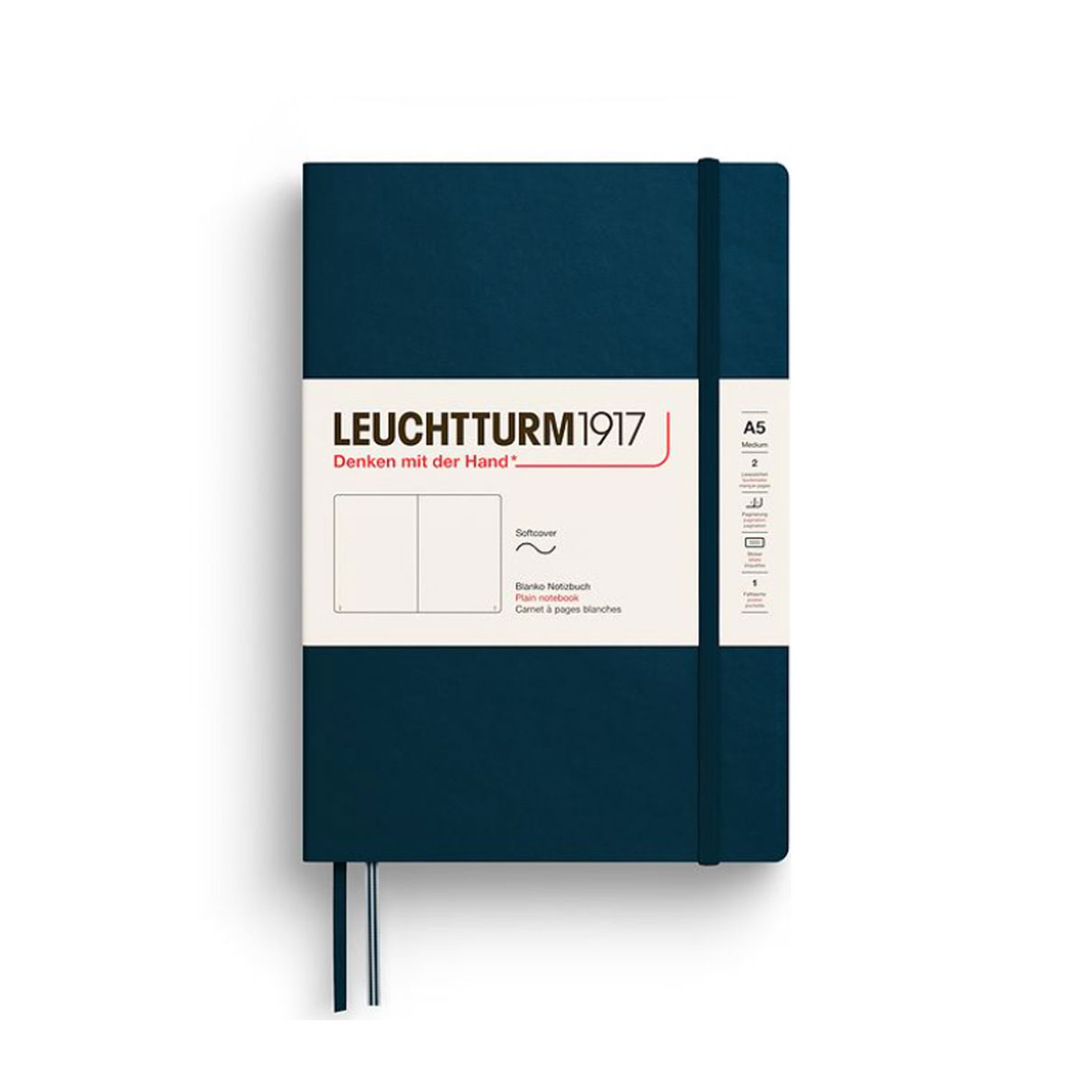 Piezimju-gramata-Deep-sea,-tuksas,-A5,-Softcover,-Leuchtturm1917