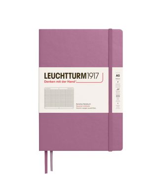 Piezīmju grāmata Dusty Rose, rūtiņu, A5, Hardcover, Leuchtturm1917