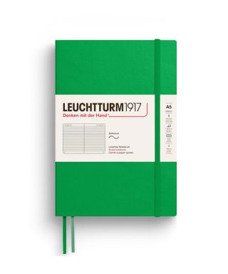Piezīmju grāmata Spring Leaf, līniju, A5, Softcover, Leuchtturm1917