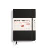Planotajs-2025,-Weekly,-Black,-Medium,-A5,-Hardcover,-Leuchtturm Leuchtturm1917 2025.gada plānotājs ikdienai, darbam