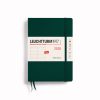 Planotajs-2025,-Weekly,-Forest-Green,-Medium,-A5,-Hardcover,-Leuchtturm Leuchtturm1917 2025.gada plānotājs ikdienai, darbam