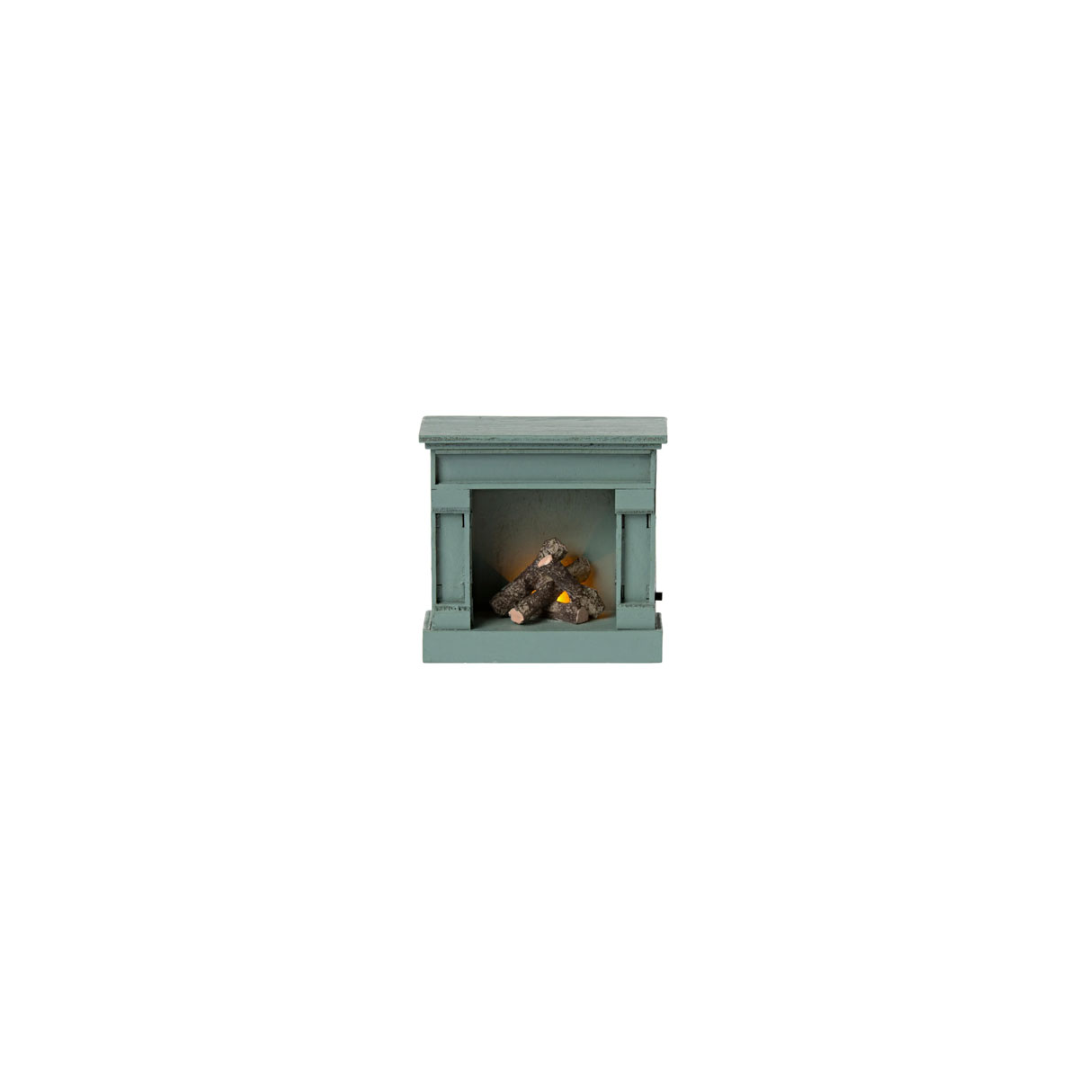 Rotalu-kamins-Fireplace,-Blue,-Maileg