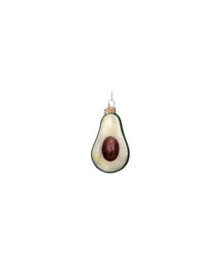 Stikla dekors Avocado, Green, 9 cm
