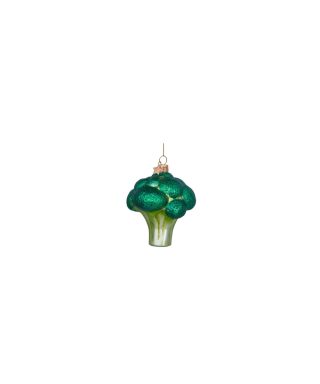 Stikla dekors Broccoli, Green,  10 cm