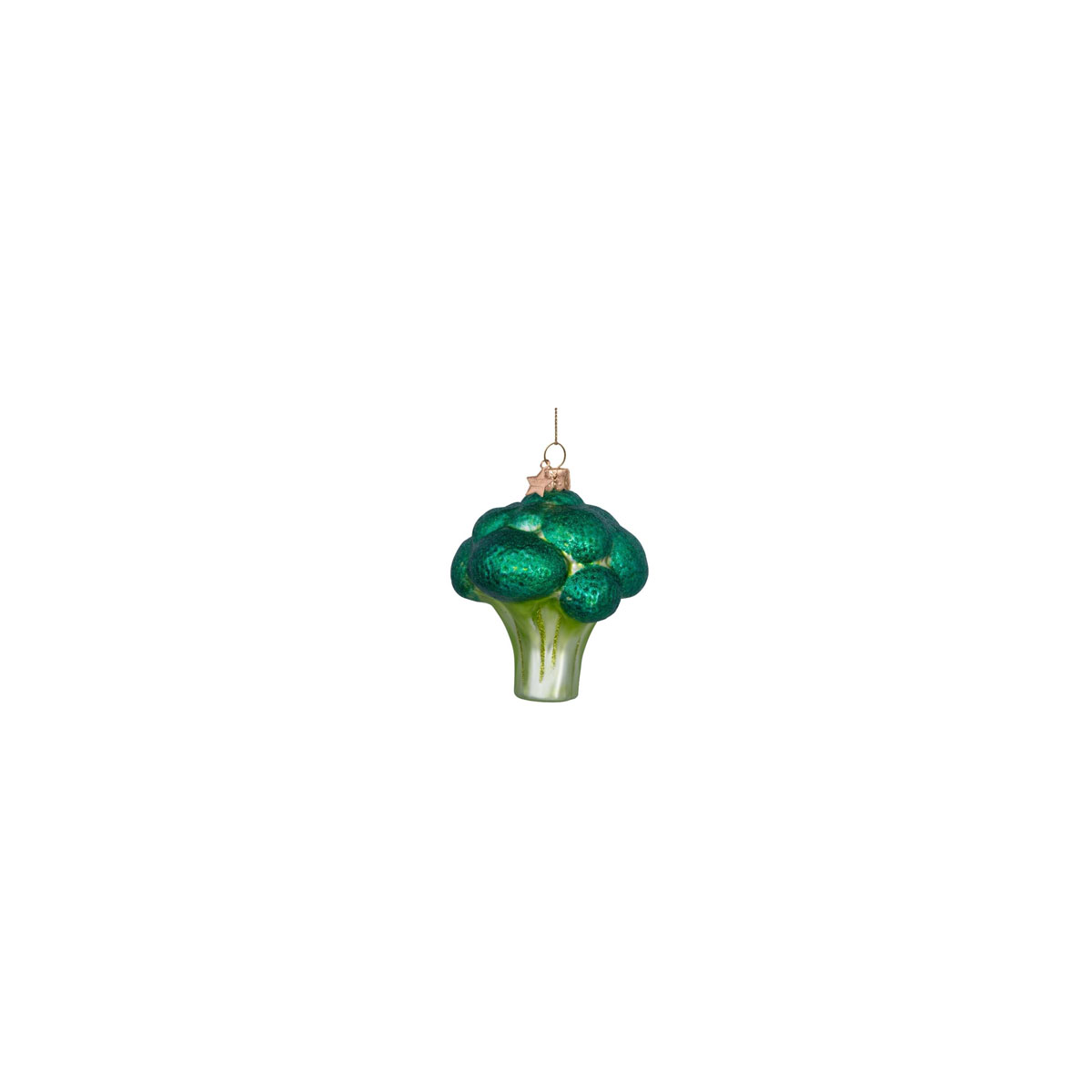 Stikla-dekors-Broccoli,-Green,-10-cm