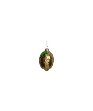 Stikla dekors Lemon, Gold