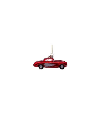Stikla dekors Red Car
