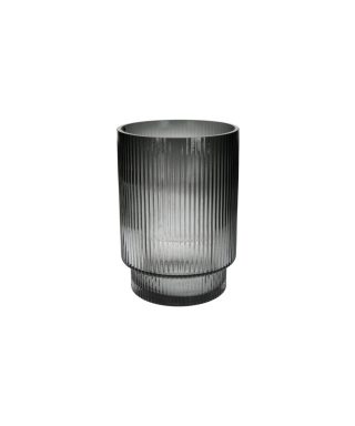 Vāze Stripe Glass Grey
