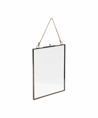 Rāmis Black frame, ar stiklu, iekarināms