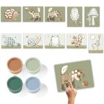 2_Pirkstinkrasu-un-kartisu-komplekts-Finger-Paint,-Little-Dutch