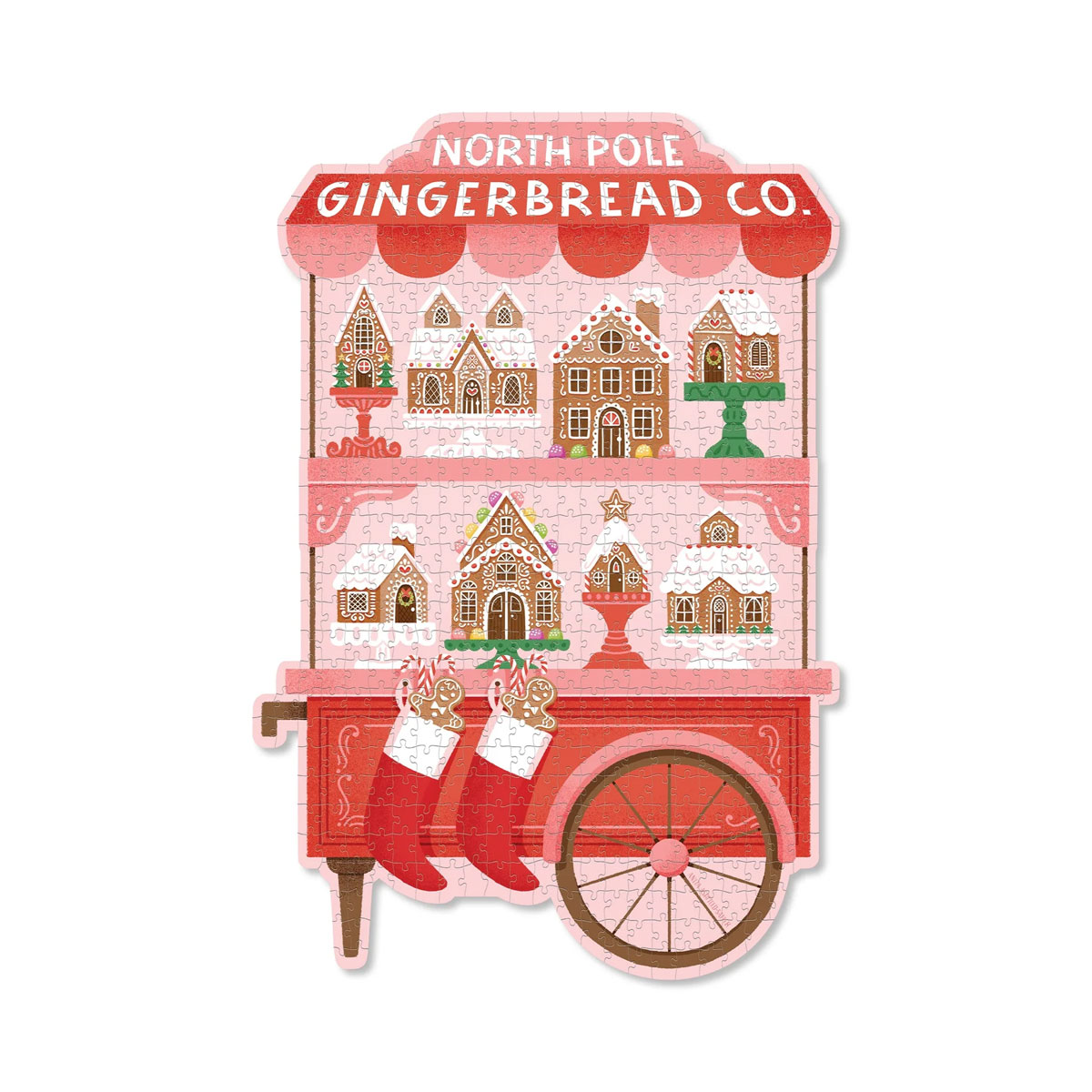 2_Puzle-North-Pole-Gingerbread-Co-Shaped,-500-gab