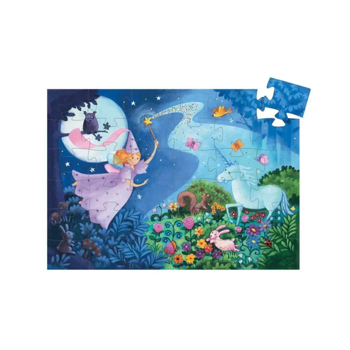 2_Puzle-The-fairy-and-the-unicorn,-Djeco