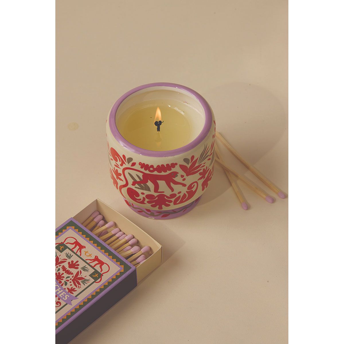 2_Serkocini-A-Dopo-Boxed-Matches,-Jungle,-Lavender,-DesignWorks-Ink