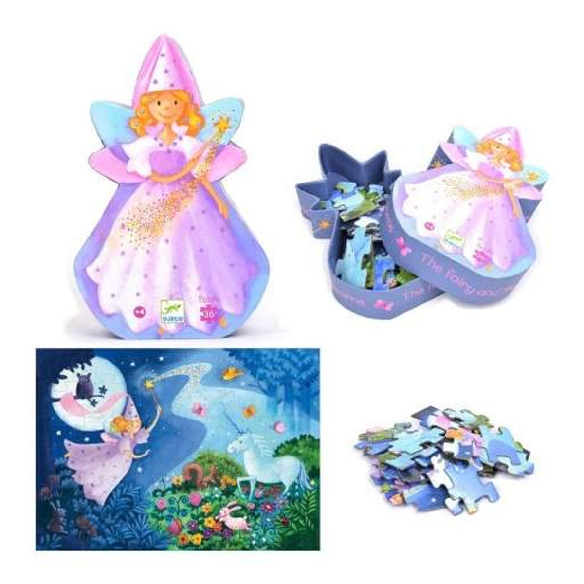 3_Puzle-The-fairy-and-the-unicorn,-Djeco