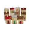 Adventes-kalendars---papīra-tutas,-Houses,-Brown,-24-gab.