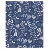 Davanu-iesainojamais-papirs-Foglie-blu-oro,-loksne