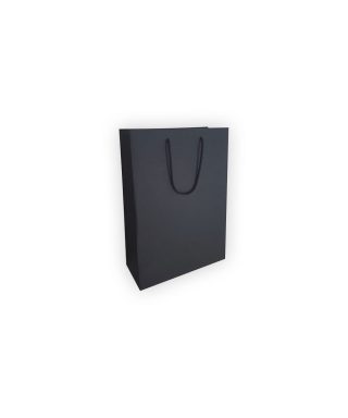 Dāvanu maisiņš Black, 16 cm x 8 cm x 22 cm