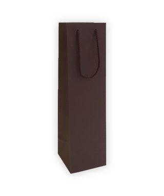 Dāvanu maisiņš Bottle, Brown, 40 cm x 11 cm x 11 cm