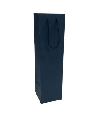 Dāvanu maisiņš Bottle, Navy, 40 cm x 11 cm x 11 cm