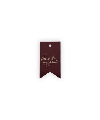 Etiķete Lai silti un gaiši, Carmine red, gold, Manilla