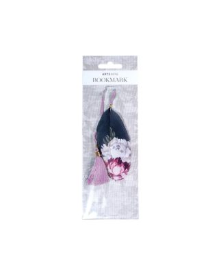 Grāmatzīme Exotic garden, Black and pink