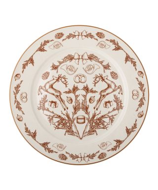 Keramikas šķīvis Beth Plate, Red,Stoneware, Bloomingville