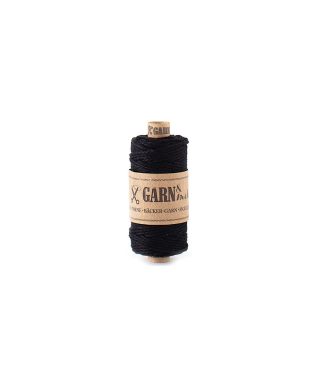 Kokvilnas Aukla, Black, 2 mm, 45 m spole