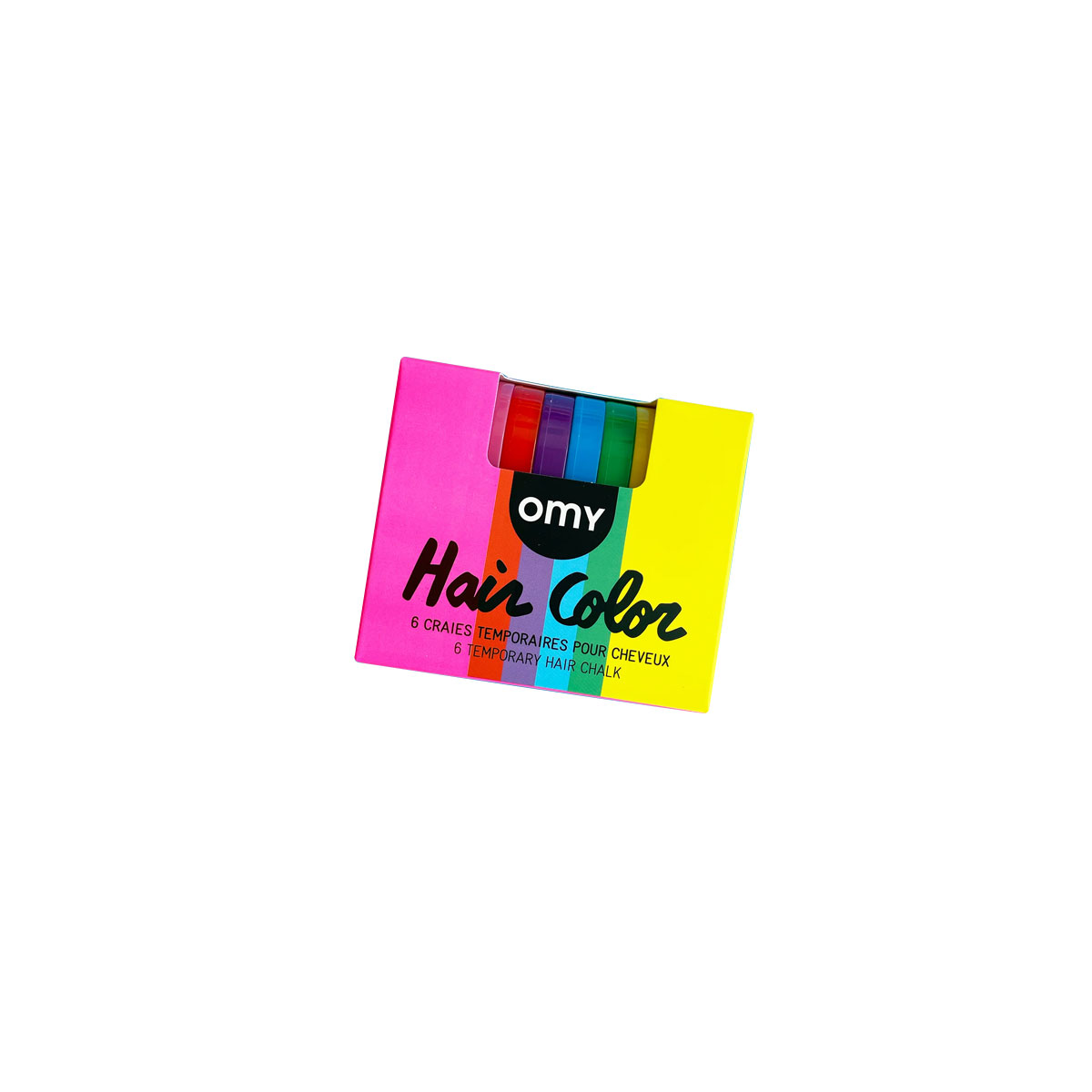 Krits-matu-krasosanai-Hair-Chalk,-6-gab.,-OMY